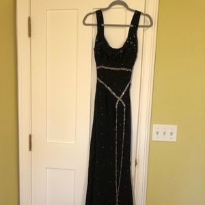 NWT Nicole Miller 100% Silk Floor Length Dress